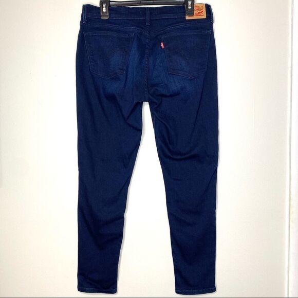 Levi's 710 Super Skinny Mid Rise Denim Jeans Dark Wash Cotton Blend Women's 32 - Picture 9 of 11